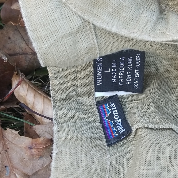 Patagonia Hemp Wide Leg - Drawstring Pants Lagenlook L - Picture 2 of 7